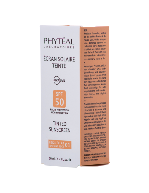PHYTÉAL RADIANT BEIGE TINTED SUNSCREEN SPF 50
