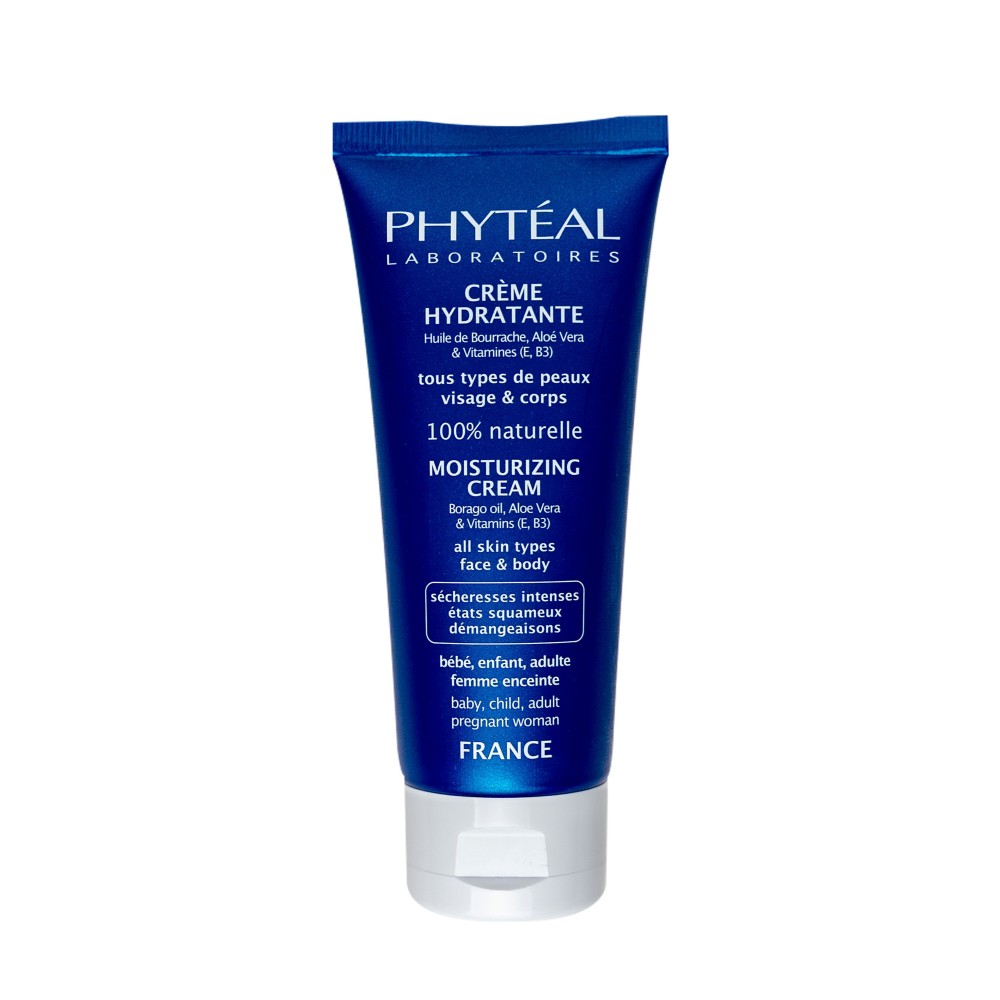 PHYTÉAL CRÈME HYDRATANTE VISAGE ET CORPS TOUT TYPE DE PEAU À L'HUILE DE BOURRACHE 100 ML