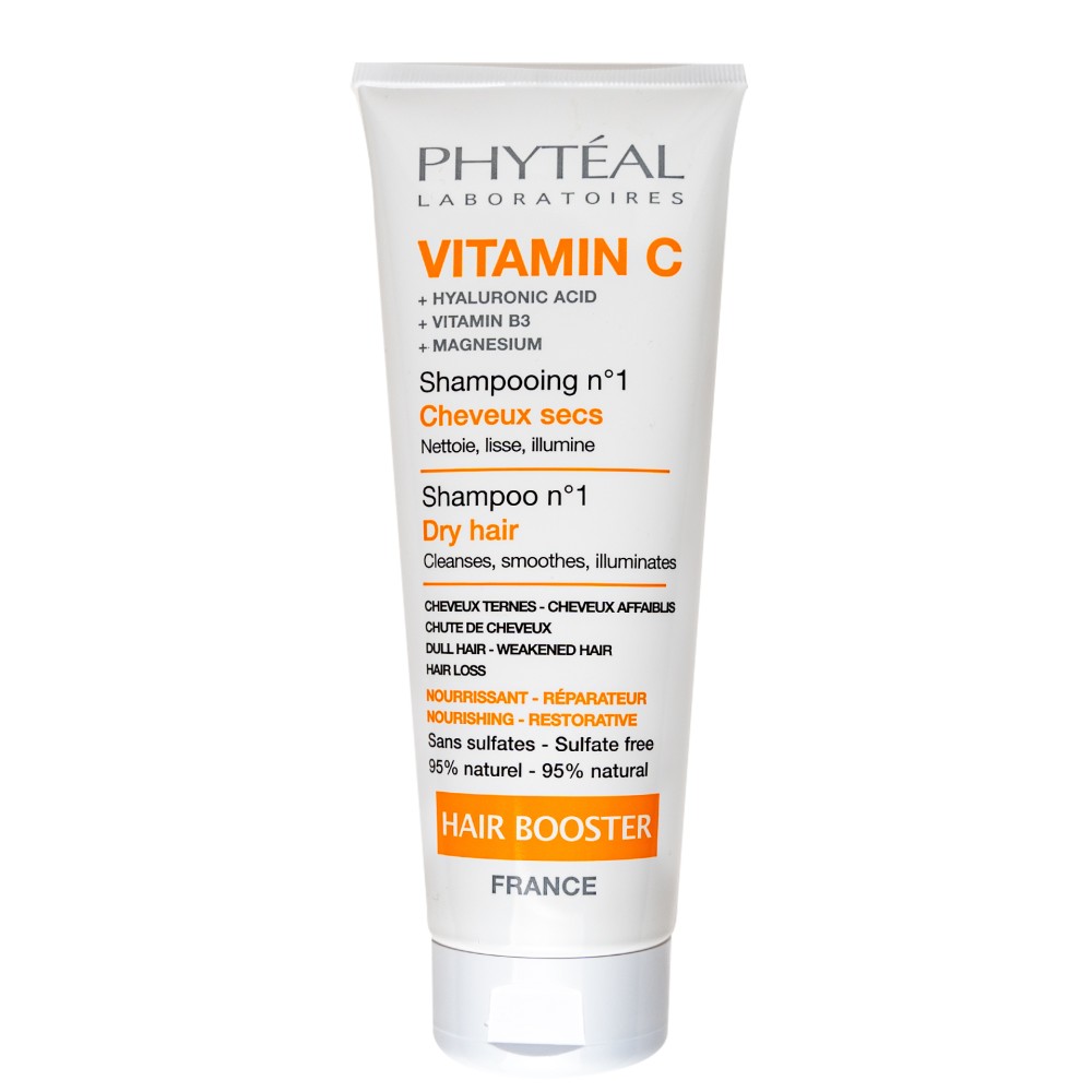 PHYTÉAL VITAMIN C BOOSTER SHAMPOO N°1 FOR DRY HAIR 250 ML