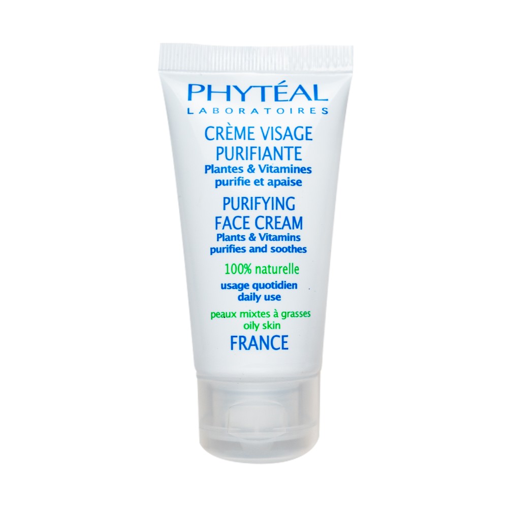PHYTÉAL PURIFIYING FACE CREAM FOR OILY SKIN WITH PLANT EXTRACTS 50 ML