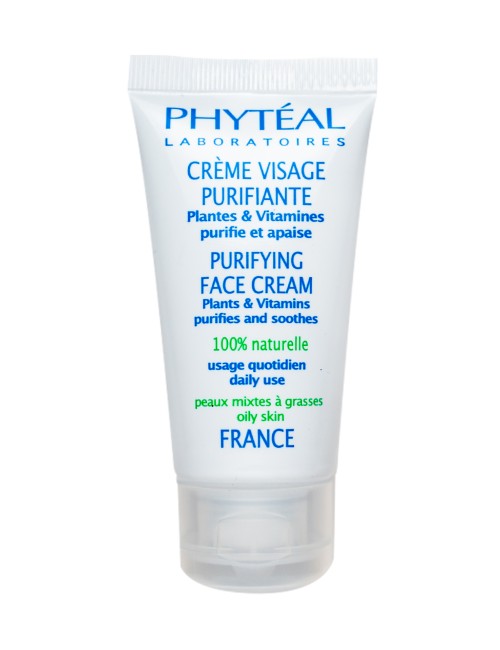 PHYTÉAL PURIFIYING FACE CREAM FOR OILY SKIN WITH PLANT EXTRACTS 50 ML