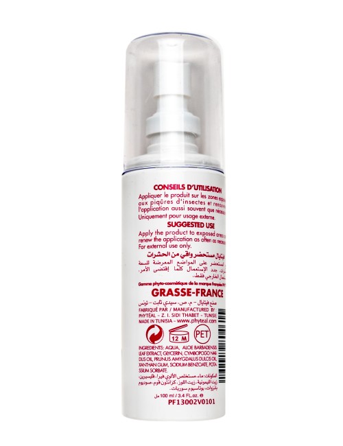 PHYTÉAL ANTI MOUSTIQUES SPRAY PROTECTEUR À L'ALOÉ VERA 100 ML