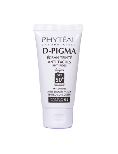 PHYTÉAL ÉCRAN TEINTÉ ÉCLAT ANTI TACHES ANTI RIDES SPF 50+
