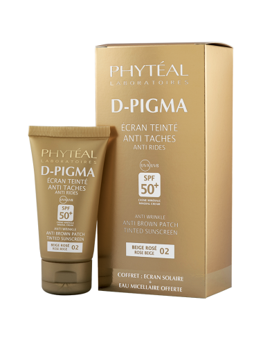 PHYTÉAL ÉCRAN TEINTÉ ROSÉ ANTI TACHES ANTI RIDES SPF 50+