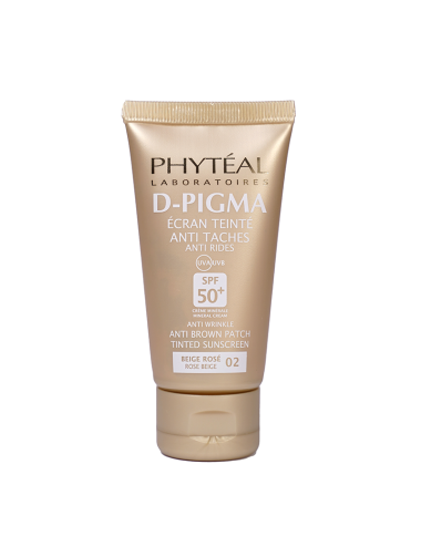 PHYTÉAL ÉCRAN TEINTÉ ROSÉ ANTI TACHES ANTI RIDES SPF 50+