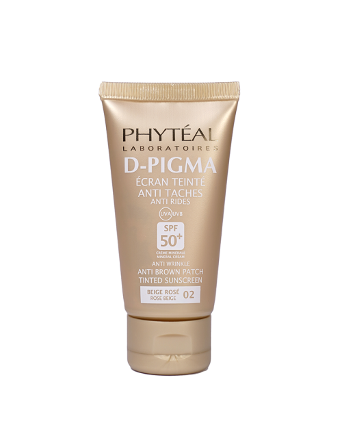 PHYTÉAL ROSE BEIGE TINTED ANTI-SPOT ANTI-WRINKLE SUNSCREEN SPF 50+